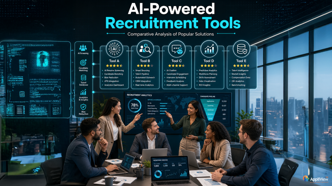 AI-Powered Recruitment Tools: Comparative Analysis of Popular Solutions