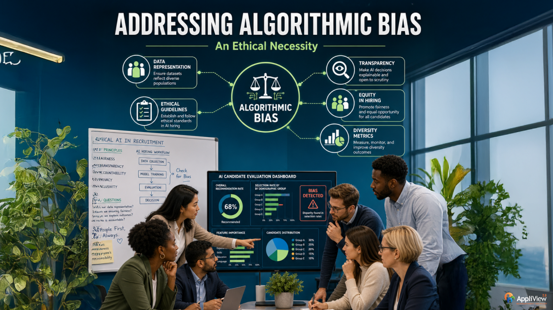 Addressing Algorithmic Bias in AI Candidate Evaluation: An Ethical Necessity
